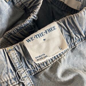 We The Free Light Blue Wide Leg Jeans